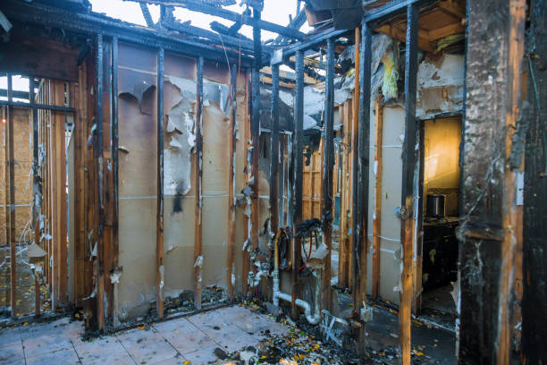 Professional Emergency Fire Cleanup technician working in Northlakes, NC